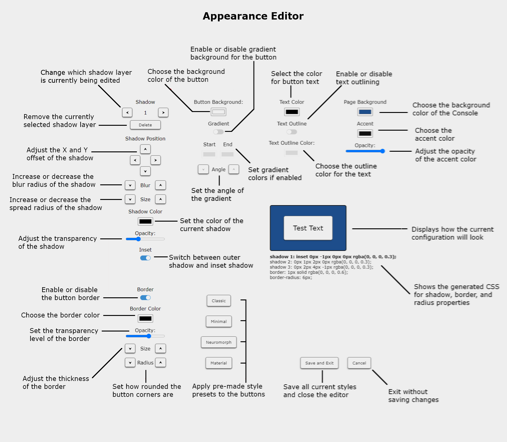 Appearance Tutorial