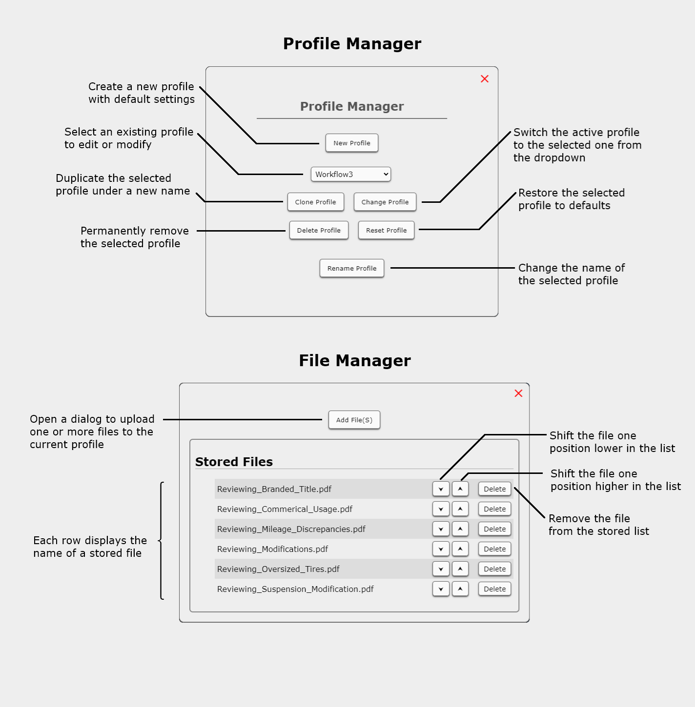 Files and Profiles Tutorial